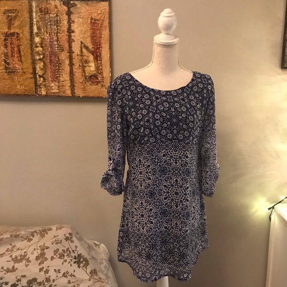 Speechless Dresses & Skirts - Navy & White Dress